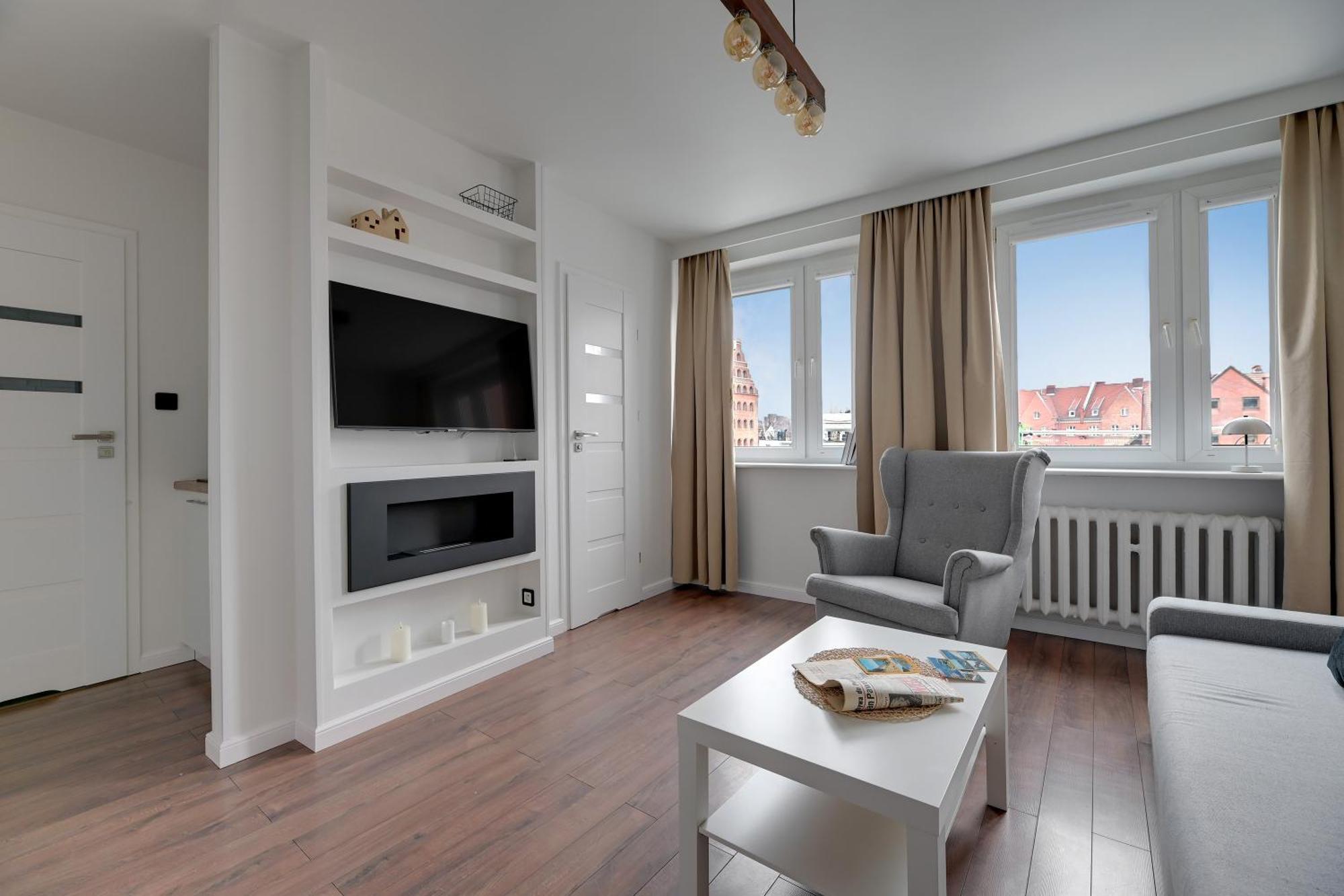Motlawa Bulvar Residence Z Widokiem Na Rzeke Motlawa By Downtown Apartments Gdańsk Eksteriør billede