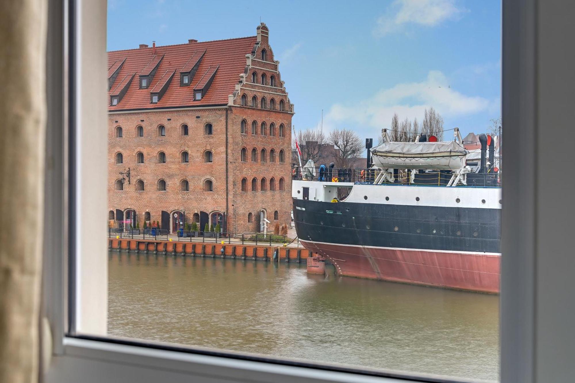 Motlawa Bulvar Residence Z Widokiem Na Rzeke Motlawa By Downtown Apartments Gdańsk Eksteriør billede