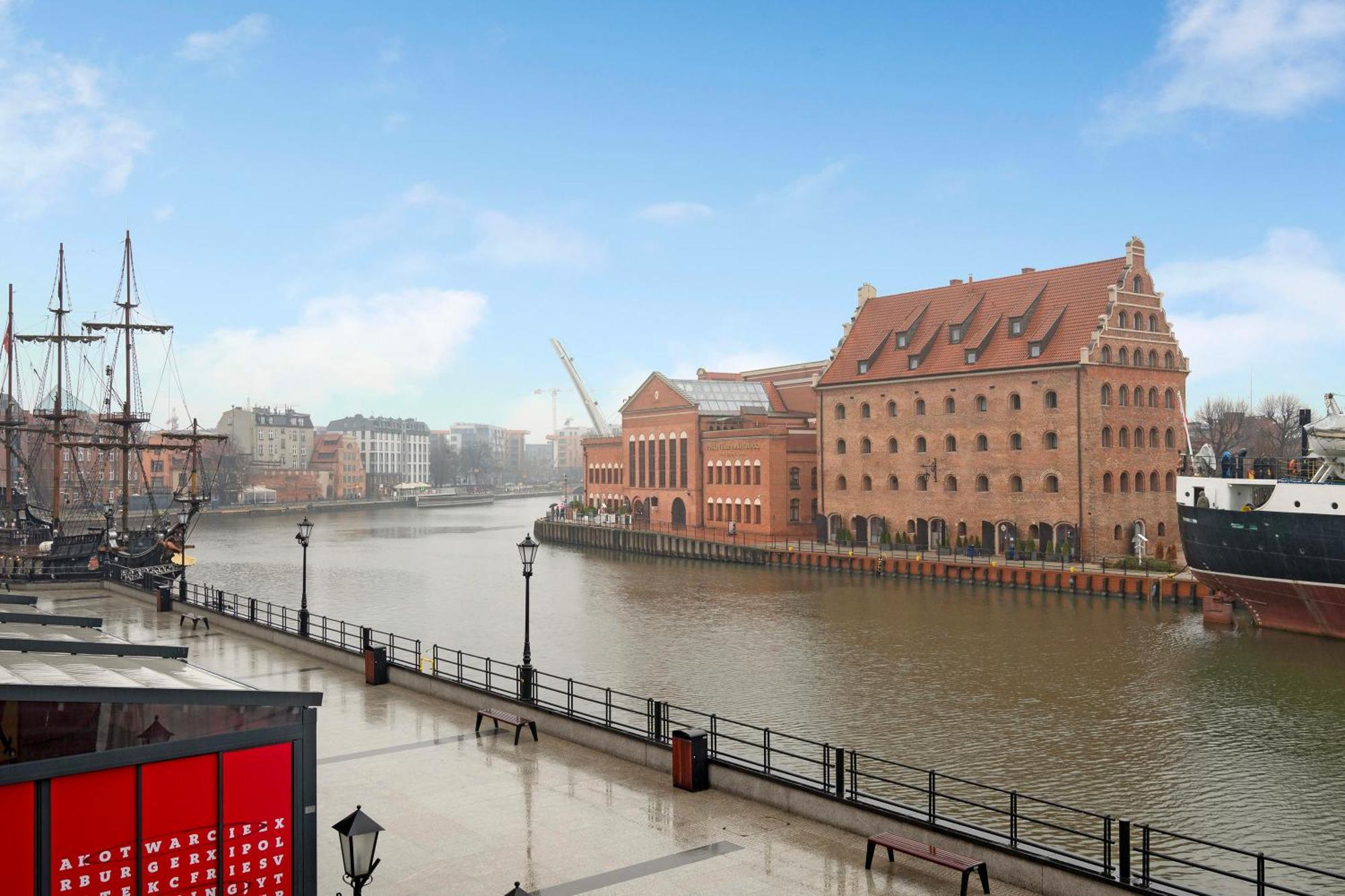 Motlawa Bulvar Residence Z Widokiem Na Rzeke Motlawa By Downtown Apartments Gdańsk Eksteriør billede