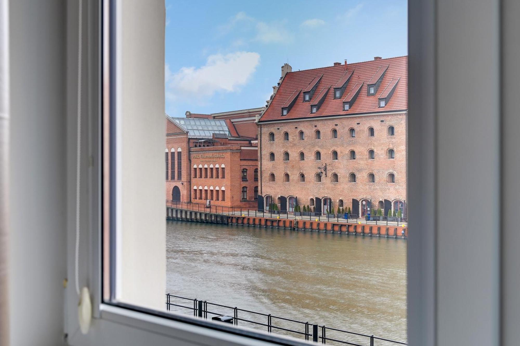 Motlawa Bulvar Residence Z Widokiem Na Rzeke Motlawa By Downtown Apartments Gdańsk Eksteriør billede